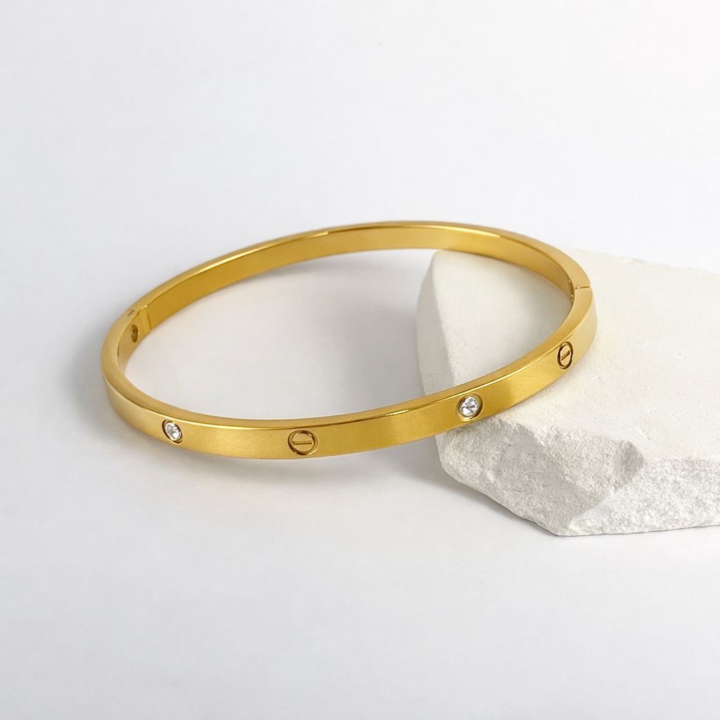 Stone Screw Bracelet