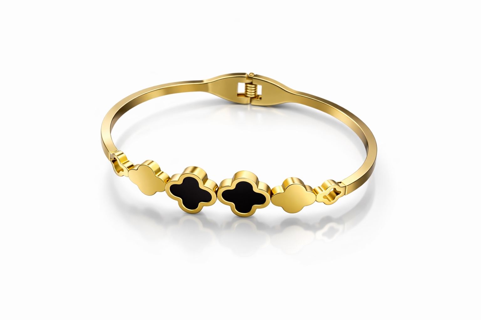 Clover Bangle Bracelet